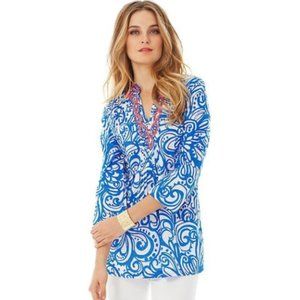 Lilly Pulitzer Sarasota Beaded Tunic Top
